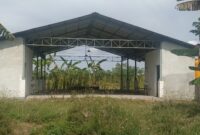 Bagunan  yang rencananya untuk sentral UMKM di  desa Purwodadi Sidayu hingga kini belum diserah terimahkan dan mangkrak.